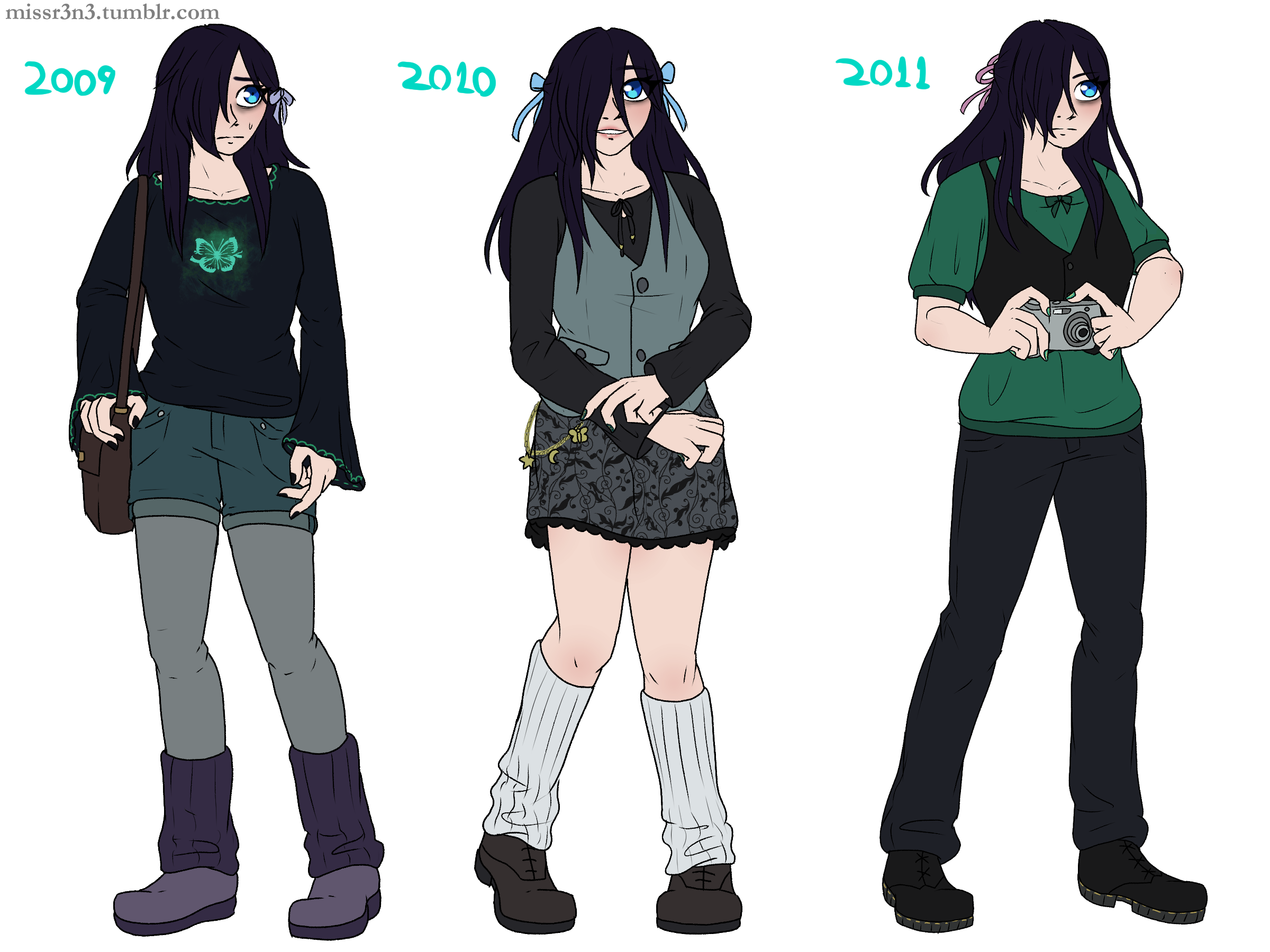 madeline wells' 2009, 2010, and 2011 designs